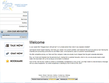Tablet Screenshot of heavenscentcarpetcleaning.net